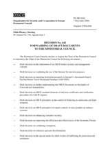 Permanent Council Decision No. 642