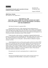 Forum for Security Co-operation Decision No. 7/09