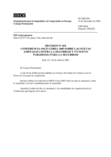 Permanent Council Decision No. 654 (es)