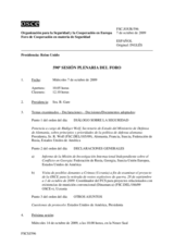 Journal of the 590th Plenary Meeting of the Forum for Security Co-operation (es)