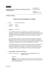 Journal of the 539th Plenary Meeting of the Permanent Council (fr)