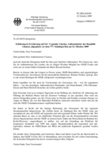 Statement by the Delegation of Germany in response to the address by the Minister of Foreign Affairs of Lithuania, Vygaudas Usackas (de)