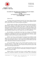 Statement by the Delegation of Turkey in response to the address by the Minister of Foreign Affairs of Lithuania, Vygaudas Usackas