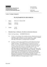 Journal of the 592nd Plenary Meeting of the Forum for Security Co-operation (de)