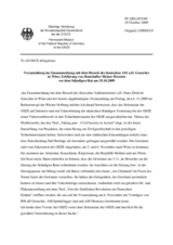 Statement by the Delegation of Germany on the event to be held in connection with the visit to Vienna by the former German Foreign Minister, Hans-Dietrich Genscher (de)