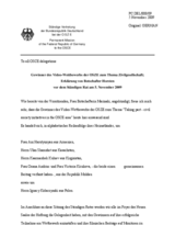 Statement by the Delegation of Germany on the winners of the OSCE video contest on the theme of civil society (de)