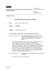 Journal of the 781st Plenary Meeting of the Permanent Council (es)