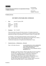 Journal of the 542nd Plenary Meeting of the Permanent Council (it)