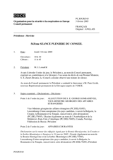 Journal of the 543rd Plenary Meeting of the Permanent Council (fr)