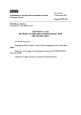 Permanent Council Decision No. 922