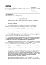 Permanent Council Decision No. 923 (es)