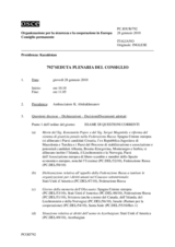 Journal of the 792nd Plenary Meeting of the Permanent Council (it)