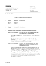 Journal of the 795th Plenary Meeting of the Permanent Council (de)