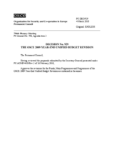 Permanent Council Decision No. 929