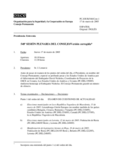 Journal of the 548th Plenary Meeting of the Permanent Council/Corrected reissue (es)