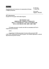 Permanent Council Decision No. 663 (it)