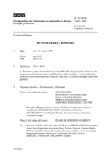 Journal of the 503rd Plenary Meeting of the Permanent Council (it)