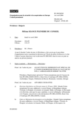 Journal of the 503rd Plenary Meeting of the Permanent Council (fr)