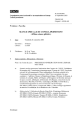 Journal of the 469th Special Plenary Meeting of the Permanent Council (fr)