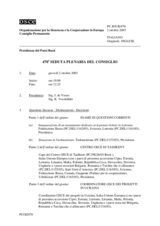 Journal of the 470th Plenary Meeting of the Permanent Council (it)