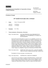 Journal of the 397th Plenary Meeting of the Permanent Council (es)