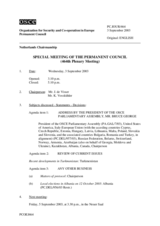 Journal of the 464th Special Plenary Meeting of the Permanent Council