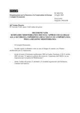 Permanent Council Decision No. 556 (it)