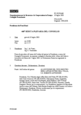 Journal of the 460th Plenary Meeting of the Permanent Council (it)