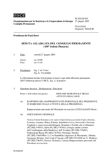 Journal of the 458th Reenforced Plenary Meeting of the Permanent Council (it)