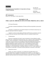 Permanent Council Decision No. 550/Corrected reissue (es)