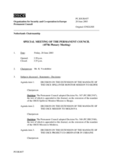 Journal of the 457th Special Plenary Meeting of the Permanent Council