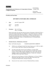 Journal of the 454th Plenary Meeting of the Permanent Council (it)