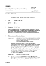 Journal of the 449th Plenary Meeting of the Permanent Council