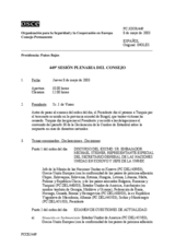 Journal of the 449th Plenary Meeting of the Permanent Council (es)