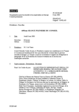 Journal of the 449th Plenary Meeting of the Permanent Council (fr)