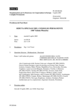 Journal of the 446th Special Plenary Meeting of the Permanent Council (it)
