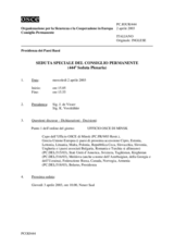 Journal of the 444th Special Plenary Meeting of the Permanent Council (it)