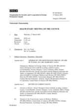 Journal of the 443rd Plenary Meeting of the Permanent Council