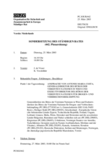 Journal of the 442nd Special Plenary Meeting of the Permanent Council (de)