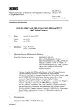 Journal of the 442nd Special Plenary Meeting of the Permanent Council (it)