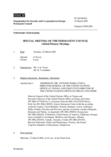 Journal of the 442nd Special Plenary Meeting of the Permanent Council
