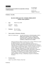 Journal of the 442nd Special Plenary Meeting of the Permanent Council (fr)