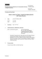 Journal of the 438th Special Plenary Meeting of the Permanent Council (it)