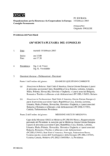 Journal of the 436th Plenary Meeting of the Permanent Council (it)