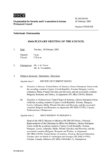 Journal of the 436th Plenary Meeting of the Permanent Council