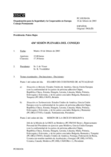 Journal of the 436th Plenary Meeting of the Permanent Council (es)