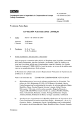 Journal of the 434th Plenary Meeting of the Permanent Council (es)