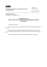 Permanent Council Decision No. 529