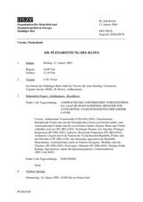 Journal of the 430th Plenary Meeting of the Permanent Council (de)