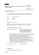 Journal of the 430th Plenary Meeting of the Permanent Council (it)